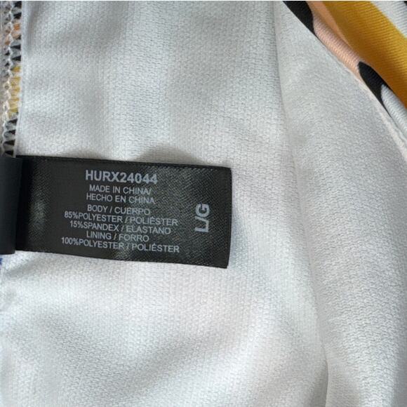 NWT Hurley Sand Dunes Multi Color 2 Piece Bikini Swimsuit Women’s Size Large - Picture 7 of 7